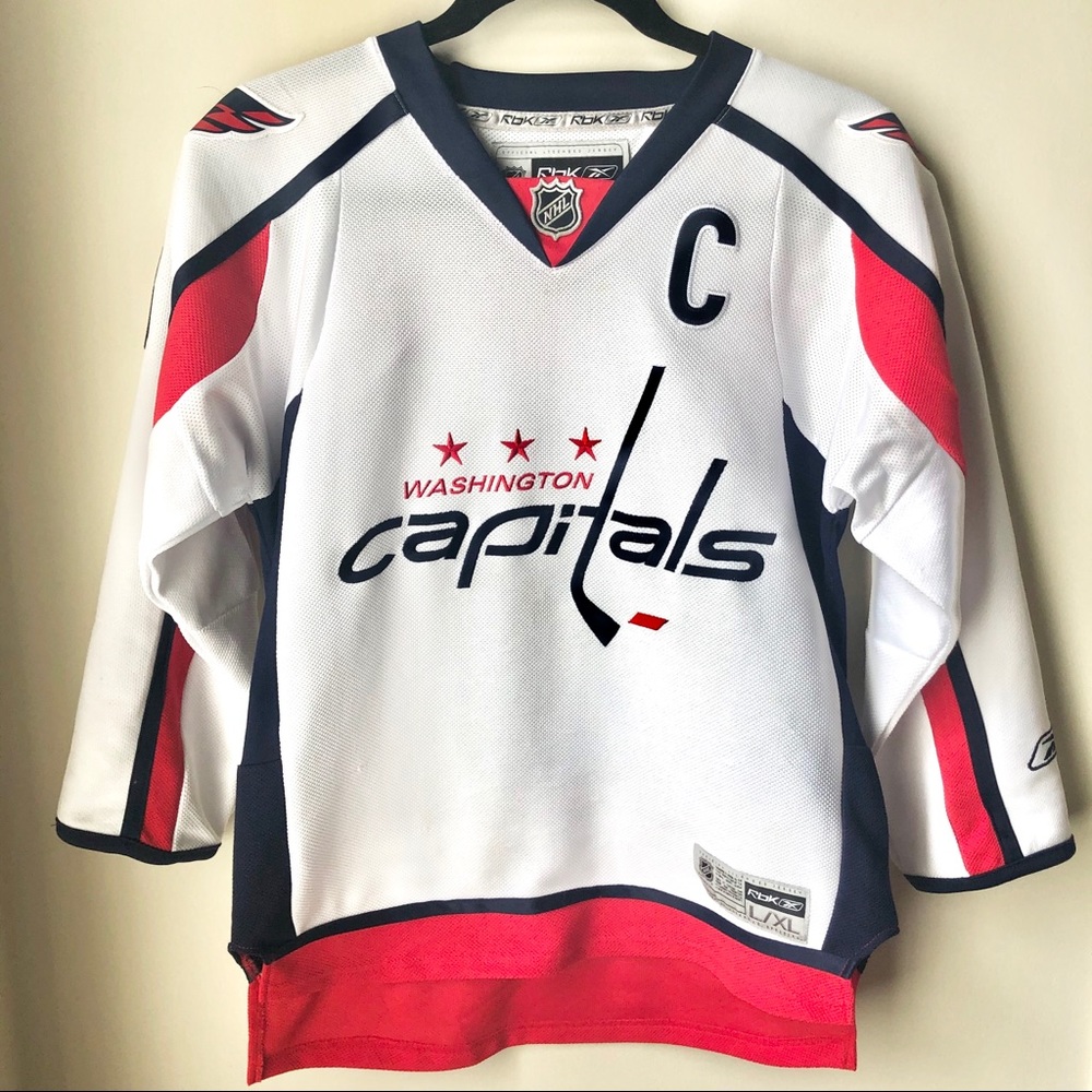Youth Washington Caps Alexander Ovechkin jersey